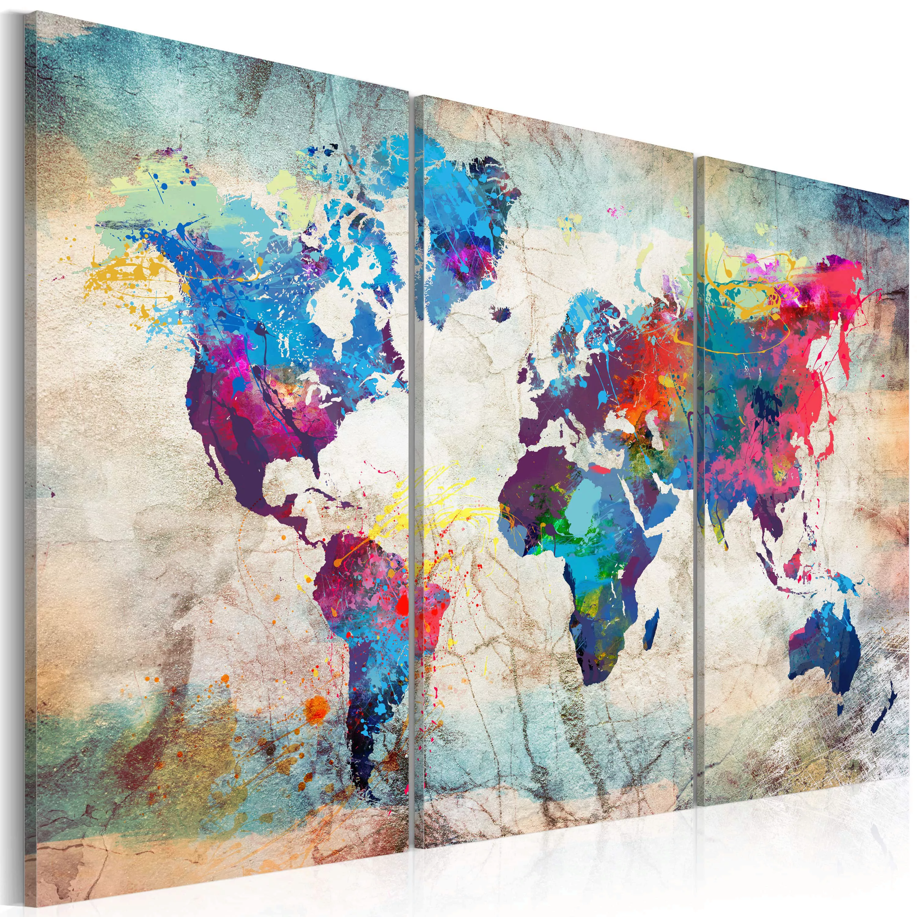 Wandbild - World Maps: Modern Style günstig online kaufen
