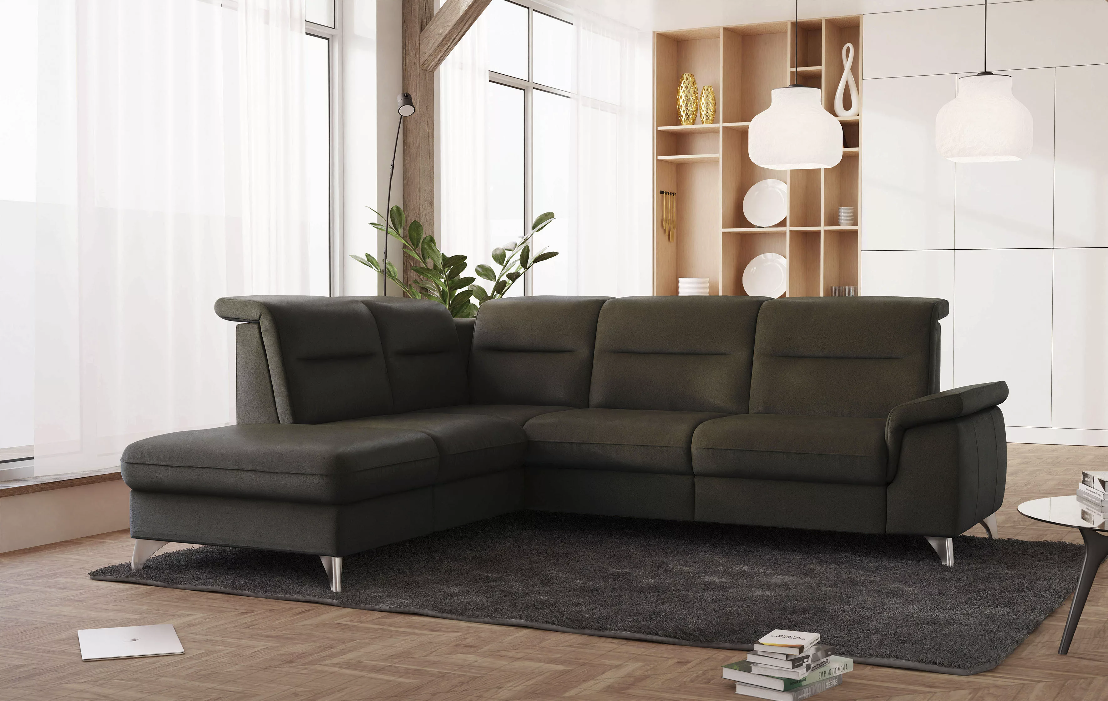 sit&more Ecksofa "Astoria L-Form", wahlweise mit motorischer Relaxfunktion günstig online kaufen