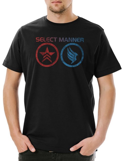 Urban Backwoods Print-Shirt Select Manner Herren T-Shirt Jack Commander Mas günstig online kaufen