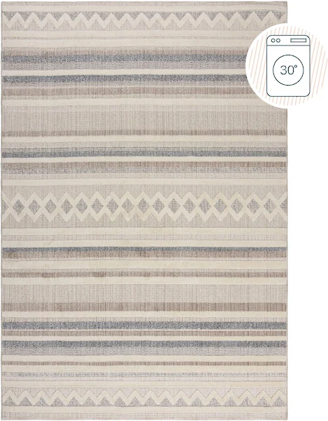 FLAIR RUGS Teppich »Everett«, rechteckig, 4 mm Höhe, Waschbarer Teppich günstig online kaufen