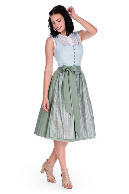 Hammerschmid Dirndl Midi Dirndl 2tlg. - KOFLERSEE - eisblau/schilf günstig online kaufen