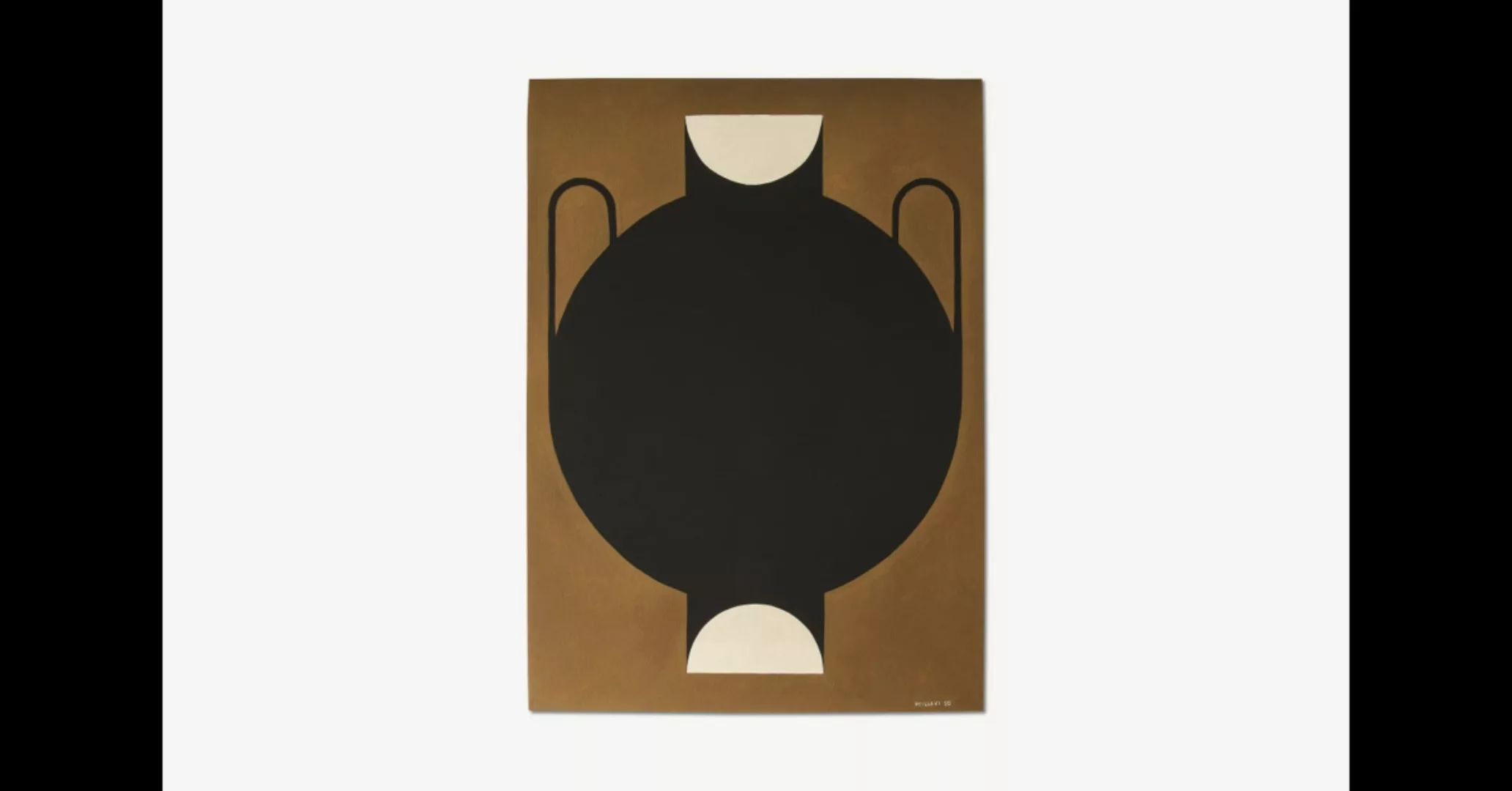 The Poster Club Silhouette of a Vase 11 Kunstdruck von Studio Paradissi (50 günstig online kaufen