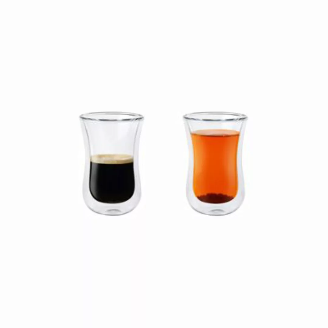 COFFEE ´N MORE Thermoglas 90 ml S 2er Set Teegläser transparent günstig online kaufen