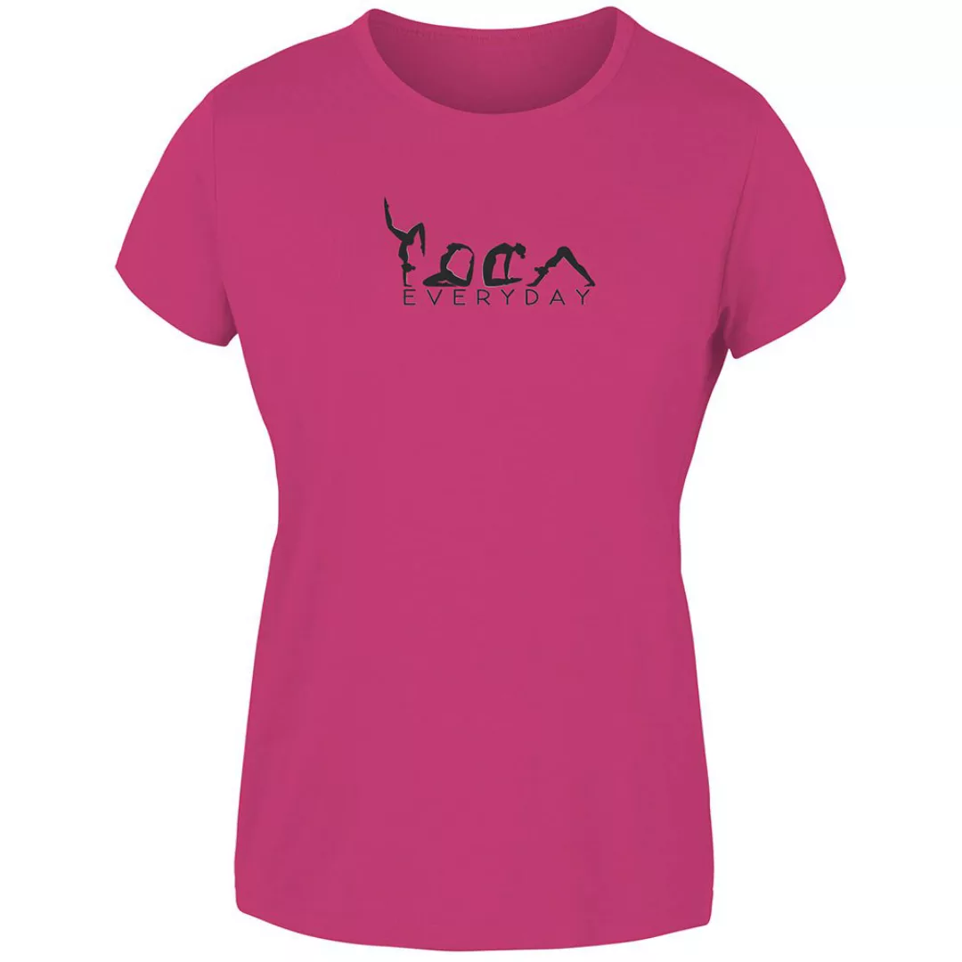 Joluvi Yogui Day Kurzärmeliges T-shirt L Fuchsia günstig online kaufen