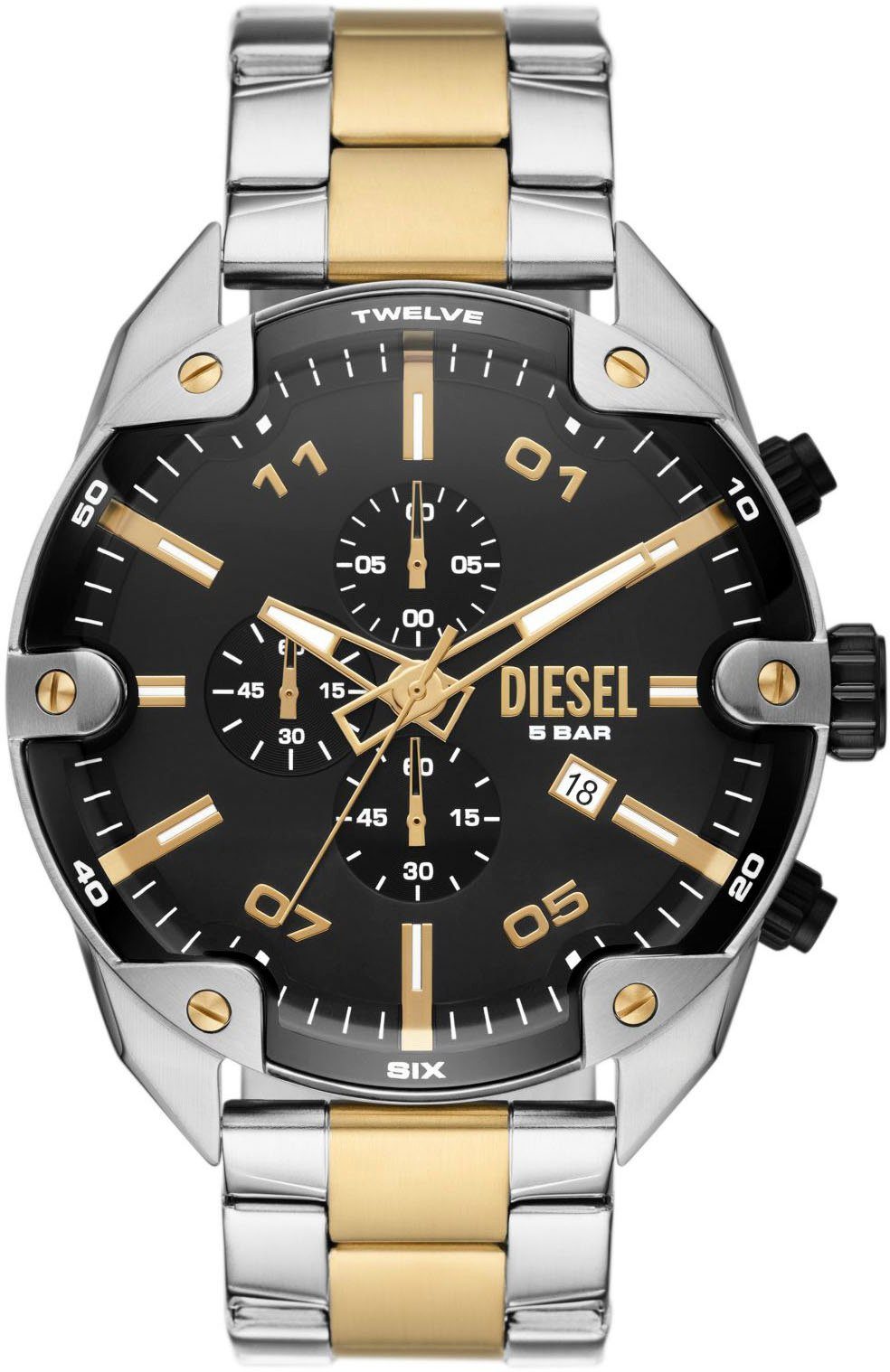 Diesel Chronograph SPIKED DZ4627, Quarzuhr, Armbanduhr, günstig online kaufen