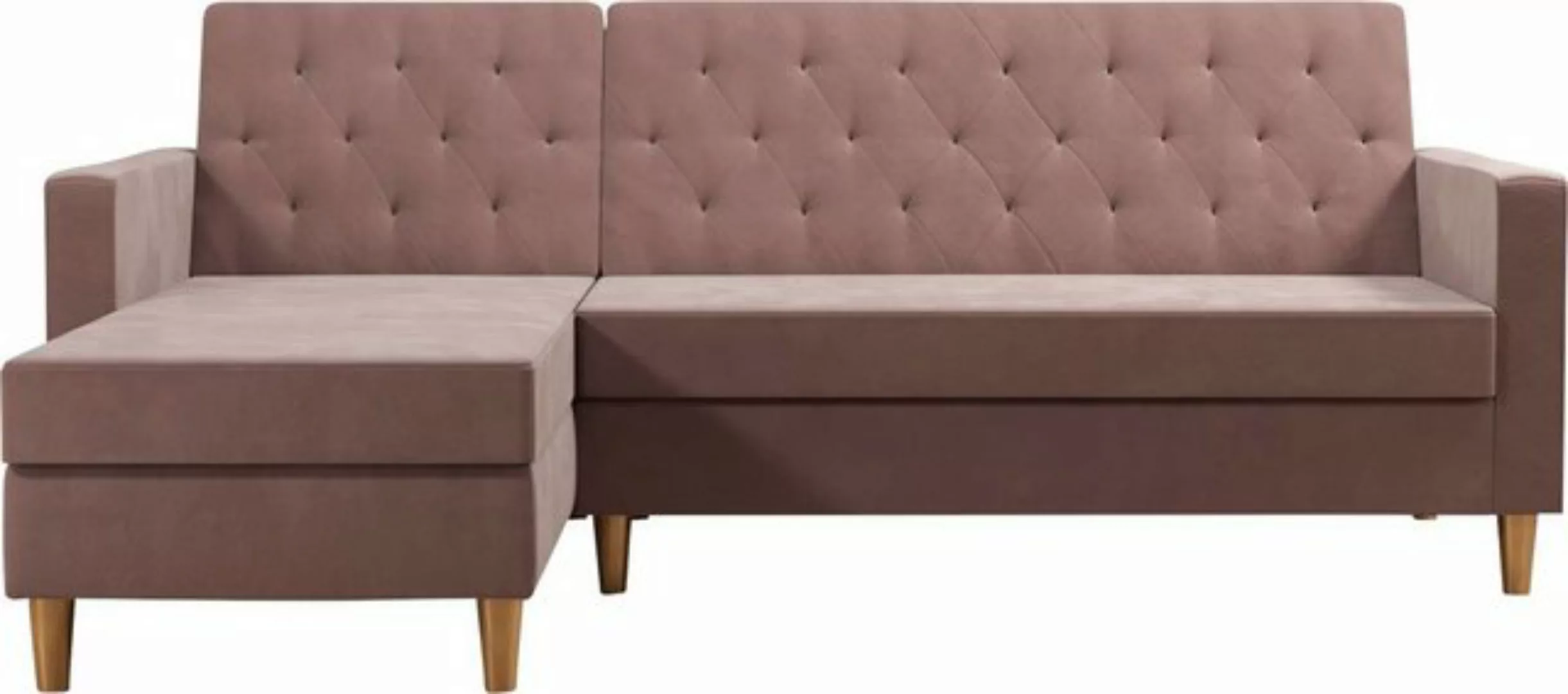 CosmoLiving by Cosmopolitan Ecksofa Liberty, L-Form, mit Schlafffunktion, R günstig online kaufen