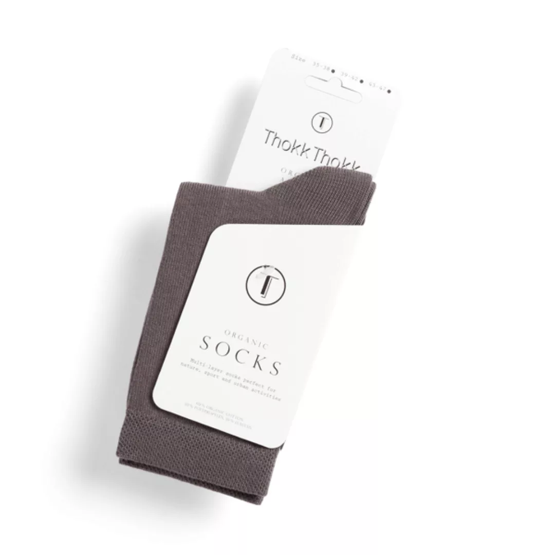 Thokkthokk High-top Socken Dark Grey günstig online kaufen