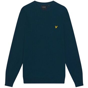 Lyle & Scott  Pullover KN400VC CREW NECK COTTON MERINO-W99. APRES NAVY günstig online kaufen