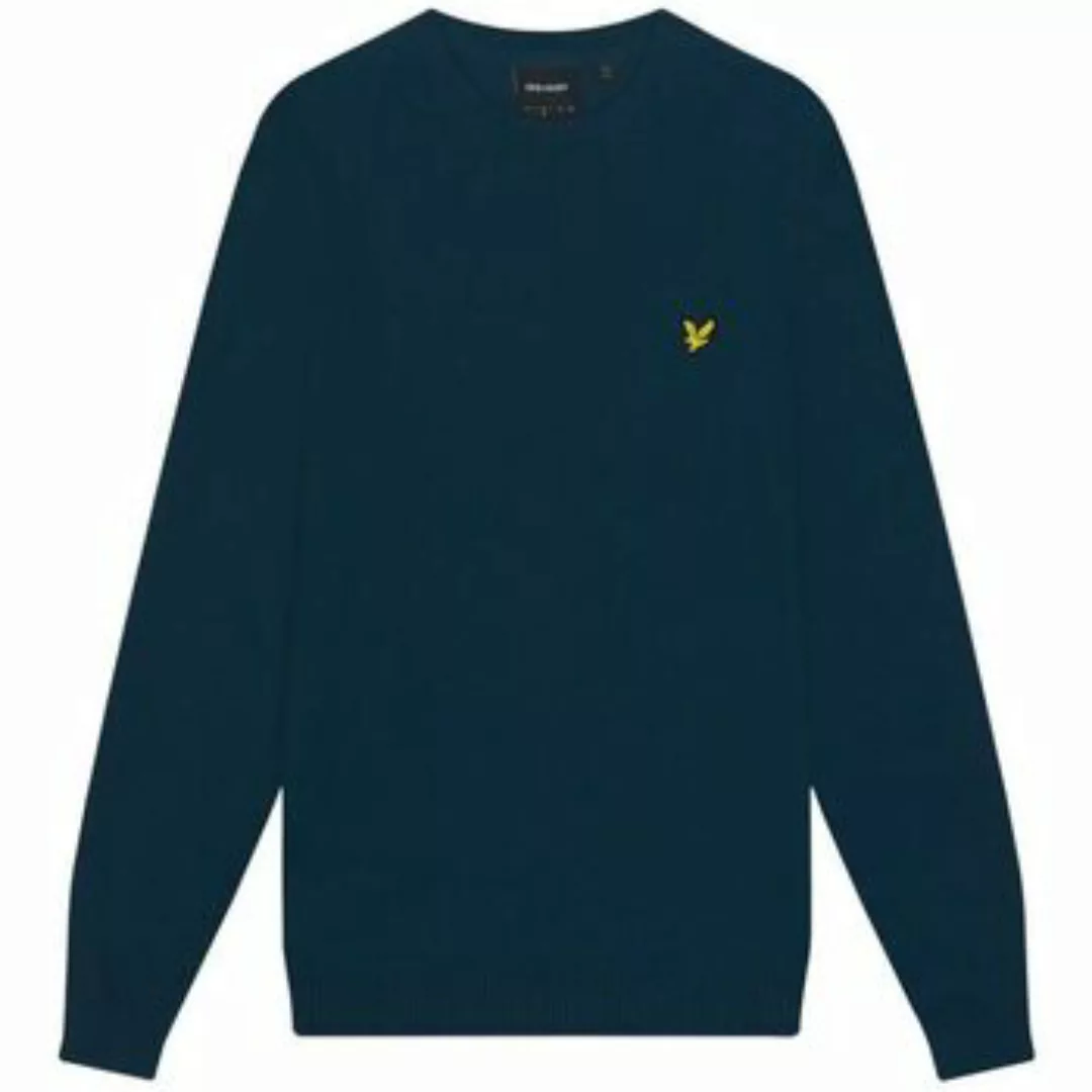 Lyle & Scott  Pullover KN400VC CREW NECK COTTON MERINO-W99. APRES NAVY günstig online kaufen