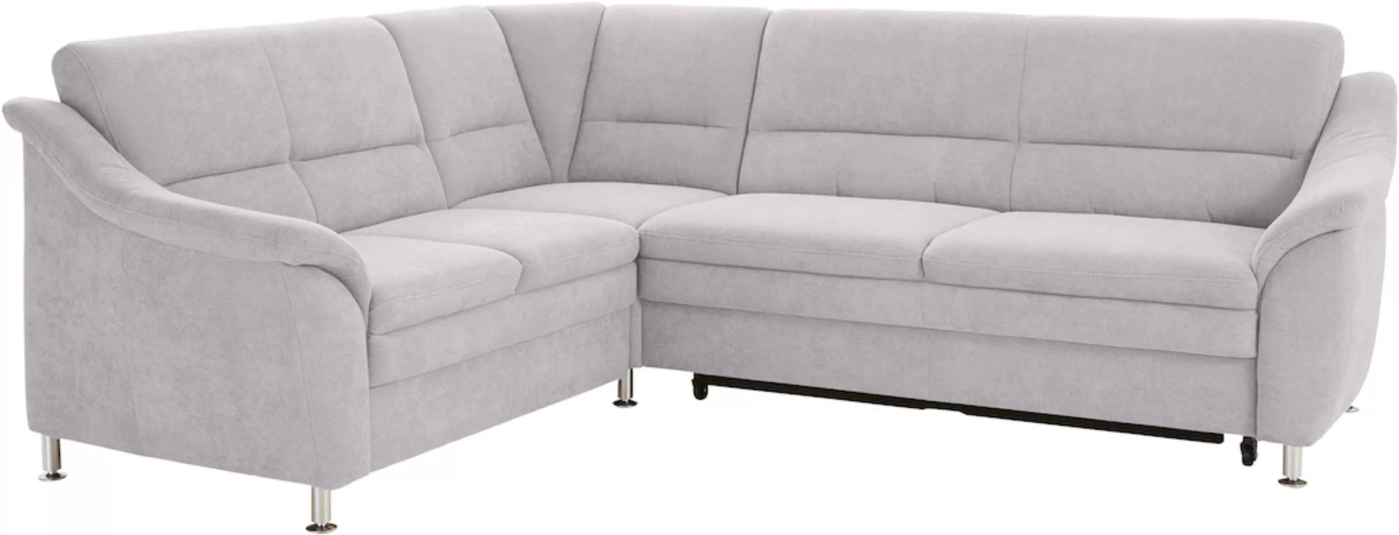 sit&more Ecksofa »Cardoso L-Form«, mit Federkern, wahlweise mit Bettfunktio günstig online kaufen