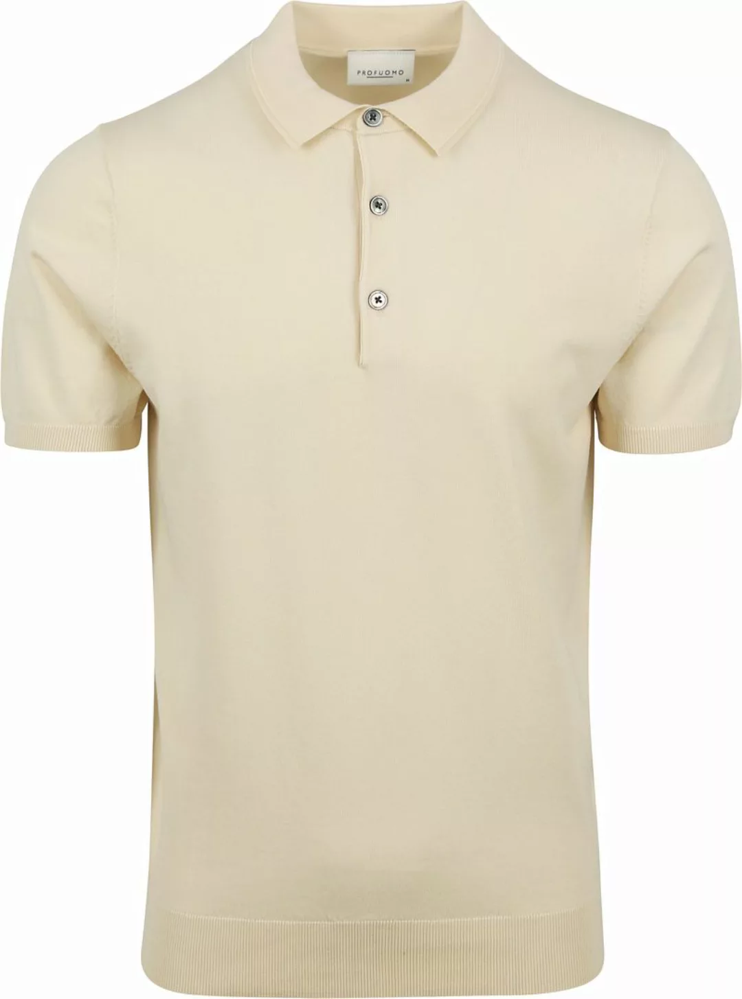 Profuomo Poloshirt Luxury Ecru - Größe XL günstig online kaufen