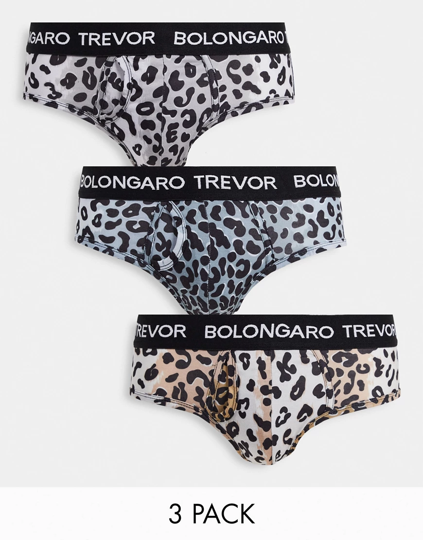 Bolongaro Trevor – Safari – Gestreifter Jockstrap im 3er-Pack-Mehrfarbig günstig online kaufen