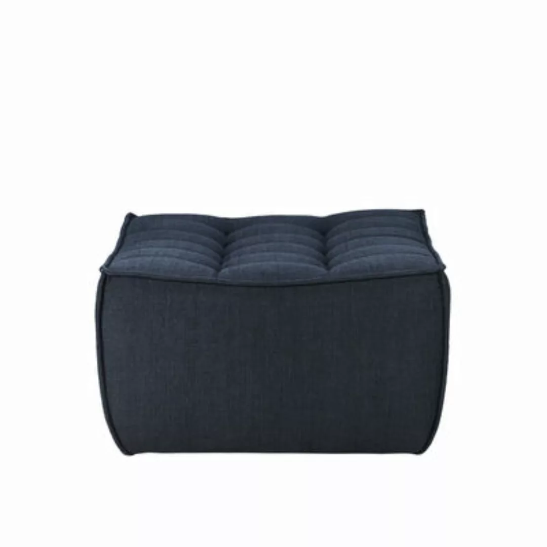 Sitzkissen N701 textil blau / 70 x 70 cm - Ethnicraft - Blau günstig online kaufen