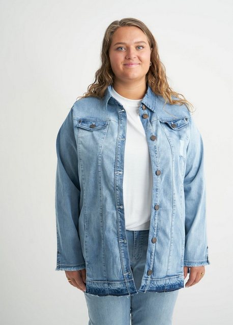 ADIA Jeansjacke Lonna aus elastischer Denim-Qualität günstig online kaufen