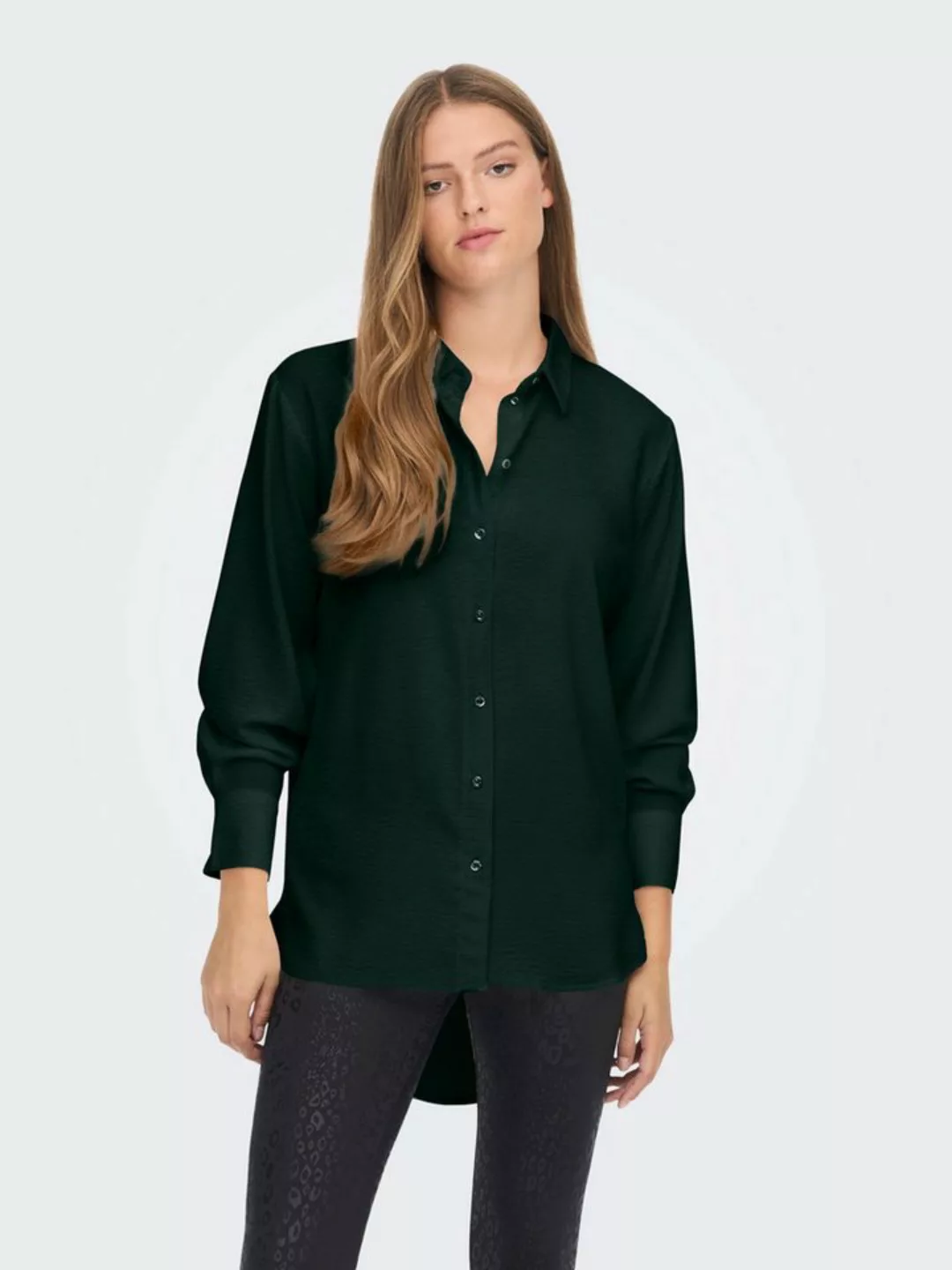 JACQUELINE de YONG Blusenshirt Bluse Hemdkragen Langarm Knopfleiste 8177 in günstig online kaufen