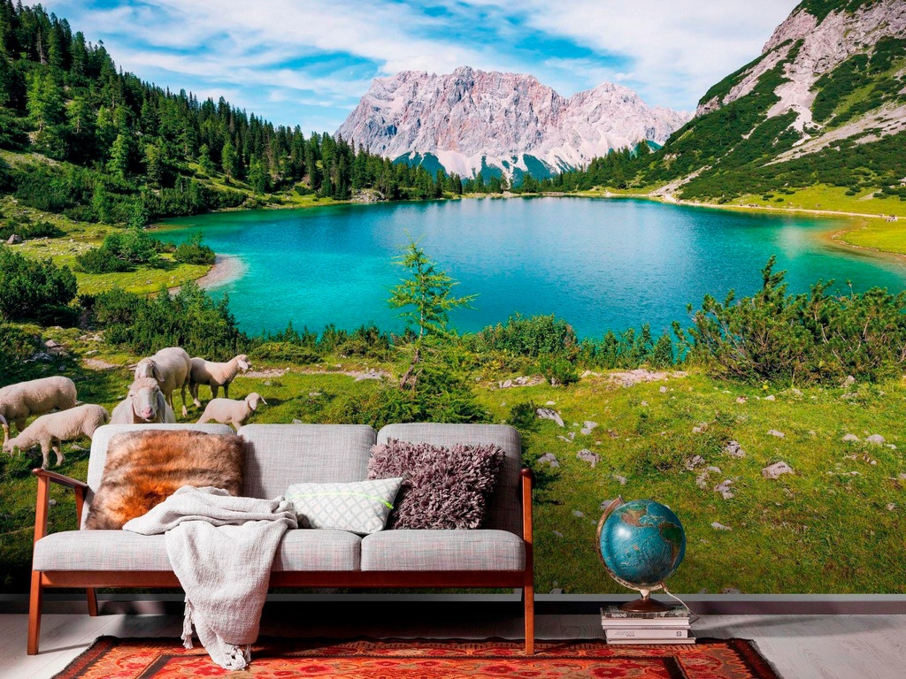 Komar Vliestapete »Digitaldruck Vlies - Paradise Lake - Größe 400 x 250 cm« günstig online kaufen