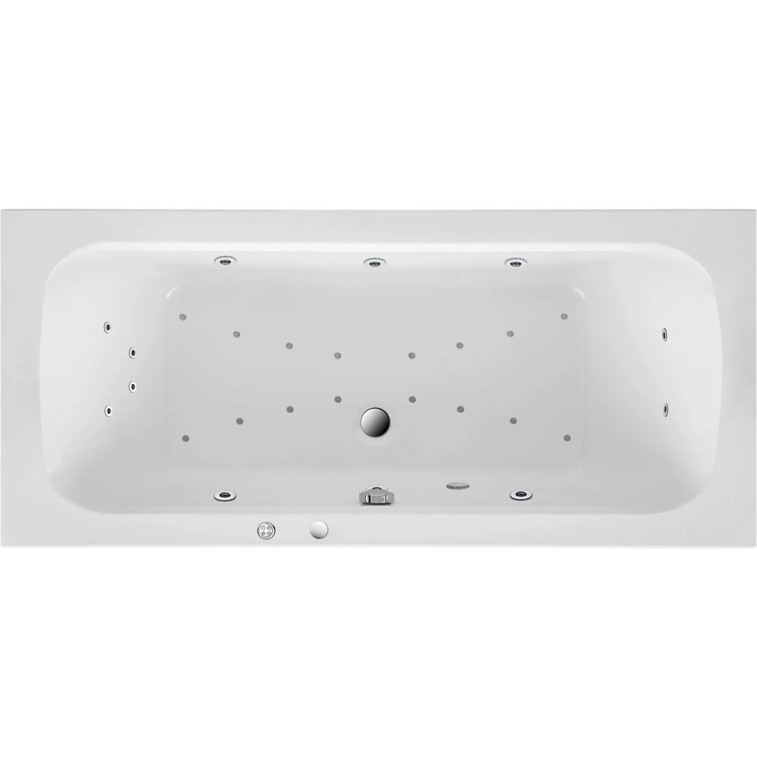 Ottofond Whirlpool Malta Premium 180 cm x 80 cm Weiß günstig online kaufen