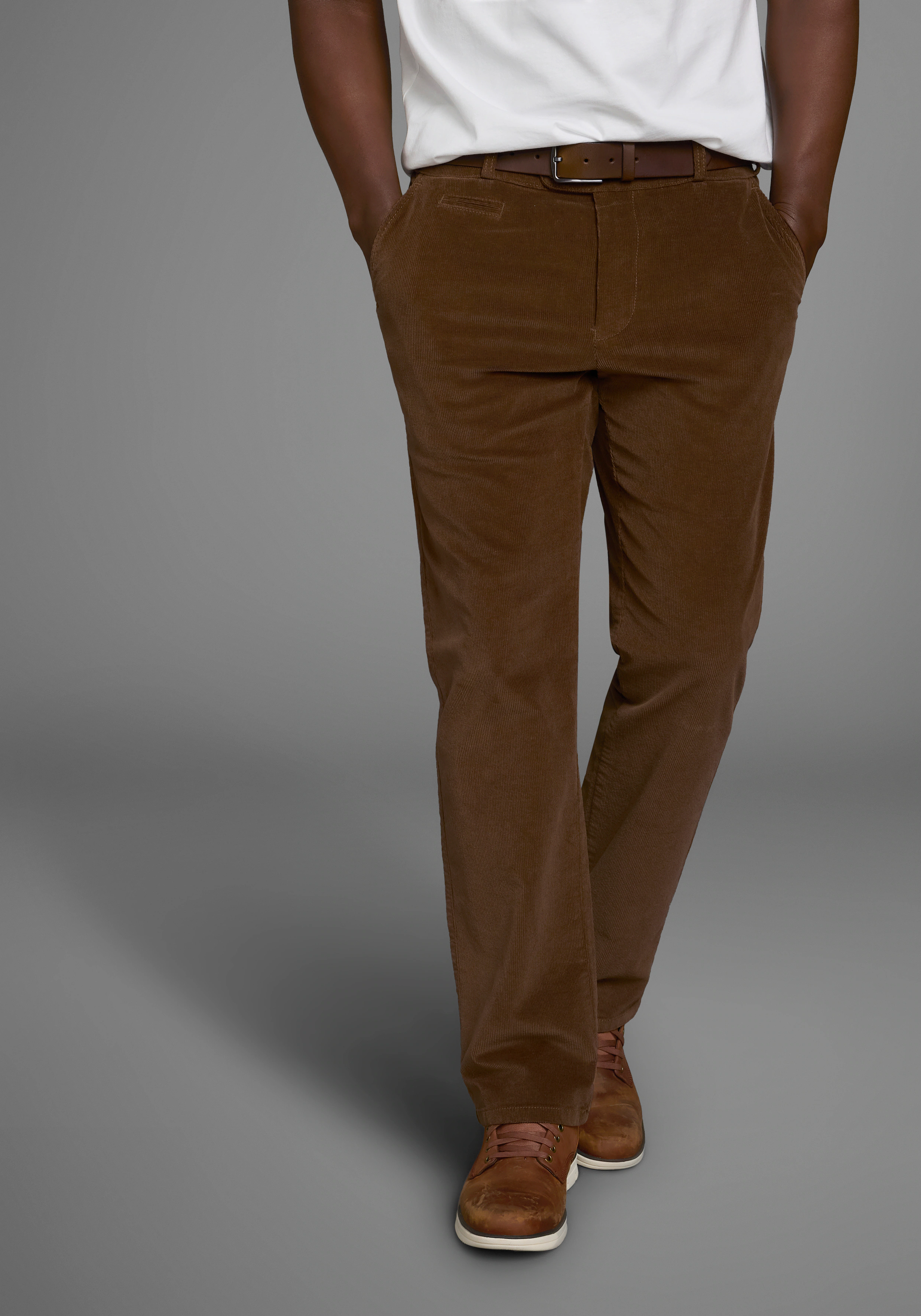 Mans World Dehnbund-Hose "aus Cord", mit Stretchbund günstig online kaufen