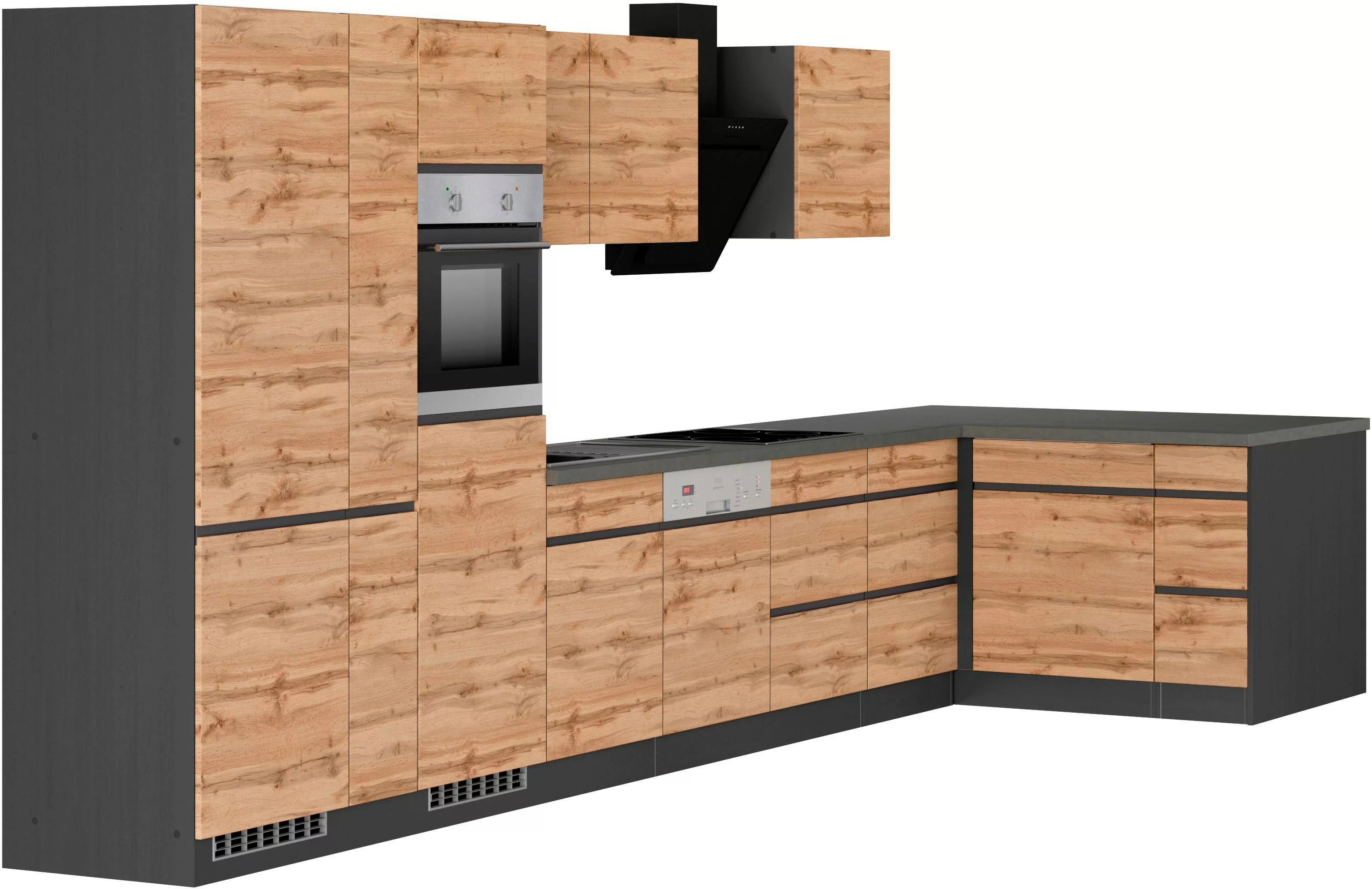 Kochstation Küche "KS-Riesa", Stellbreite 490/153 cm, ohne E-Geräte günstig online kaufen