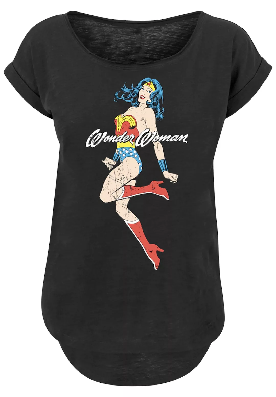 F4NT4STIC T-Shirt "DC Comics Wonder Woman Jump", Print günstig online kaufen