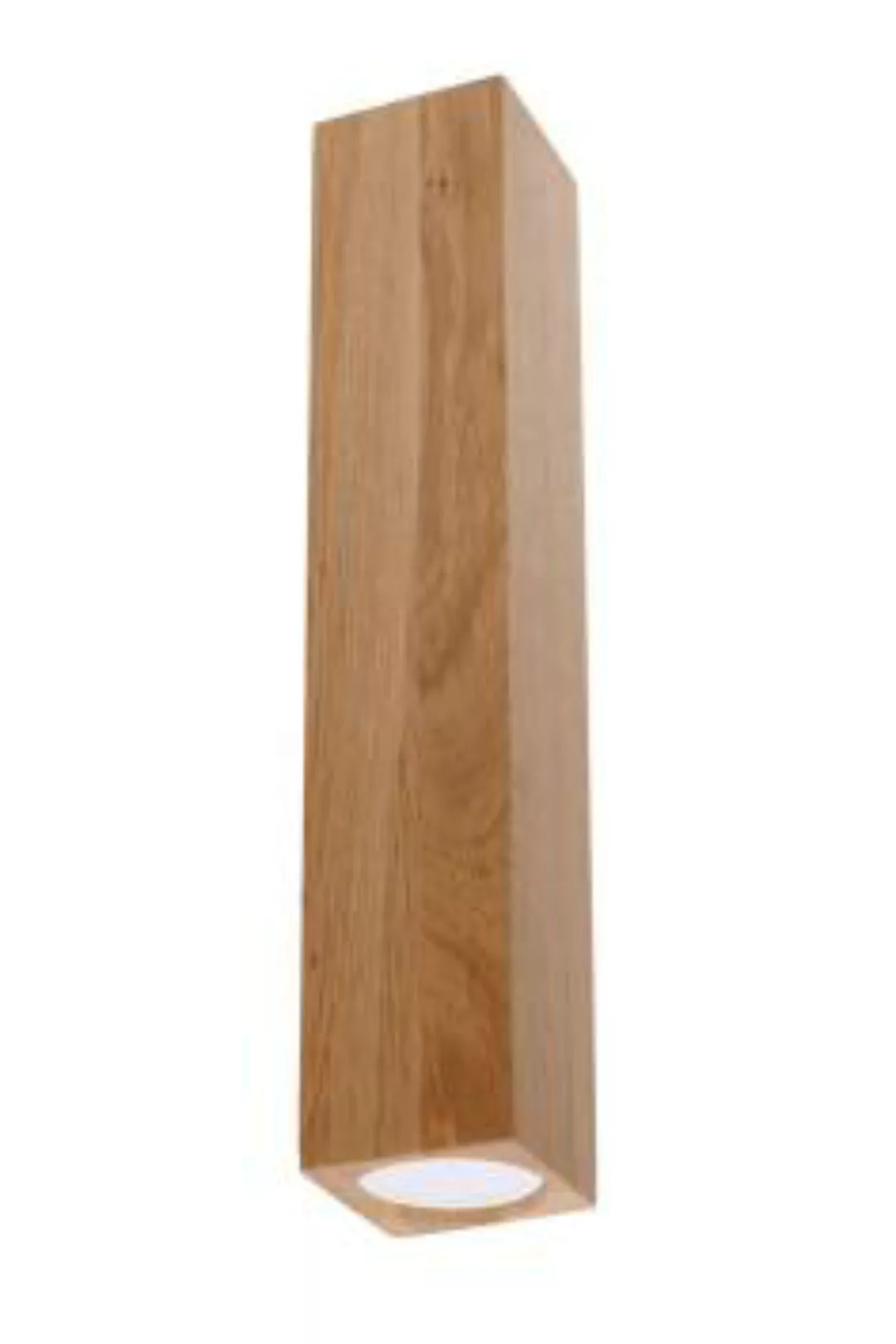 Deckenlampe Holz 30 cm hoch Modern GU10 BASILEA günstig online kaufen