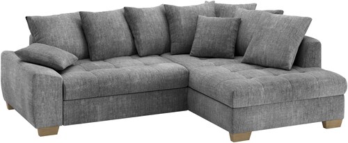 Mr. Couch Ecksofa »Nikita II, L-Form«, Wahlweise mit Bettfunktion, Bettkast günstig online kaufen