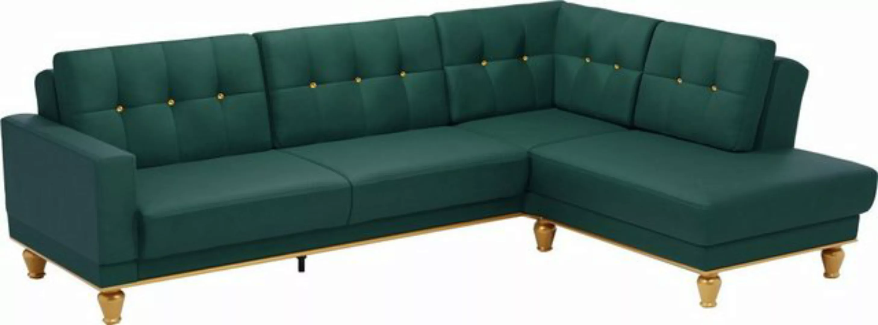 sit&more Ecksofa Orient 5 L-Form, mit Strass-Stein, wahlweise mit Bettfunkt günstig online kaufen