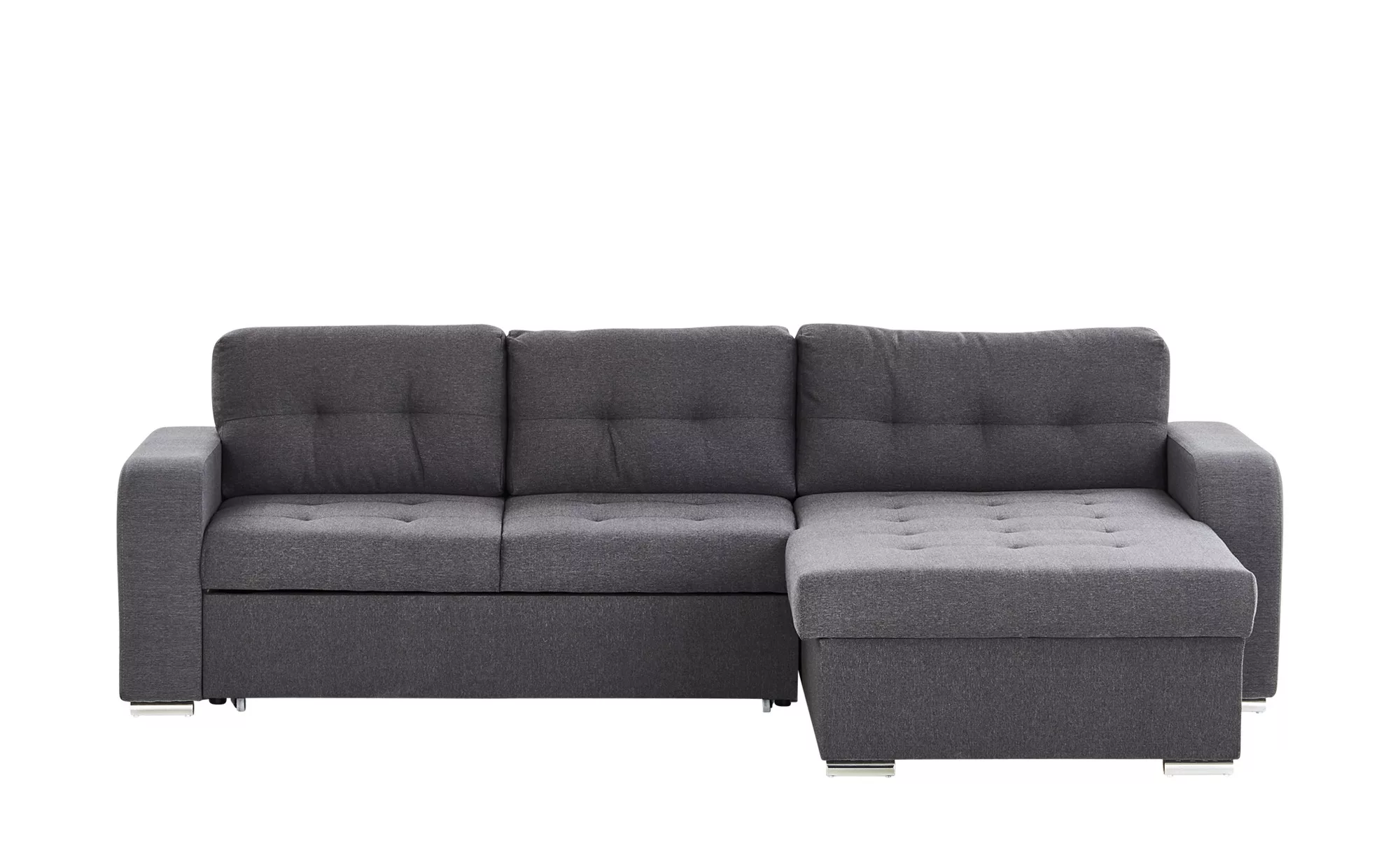 Ecksofa - grau - 85 cm - Polstermöbel > Sofas > Ecksofas - Möbel Kraft günstig online kaufen