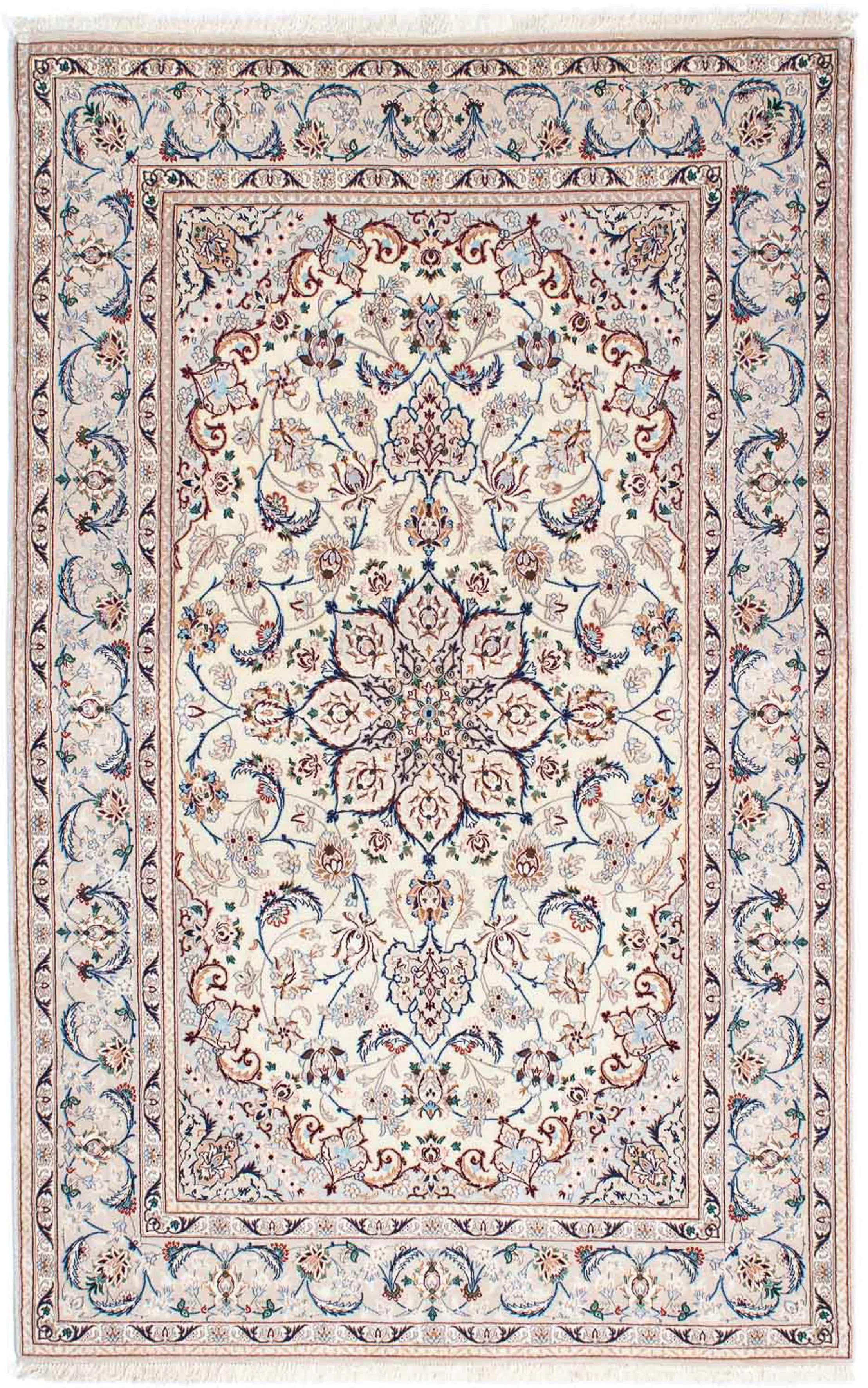 morgenland Orientteppich »Perser - Isfahan - Premium - 205 x 128 cm - beige günstig online kaufen