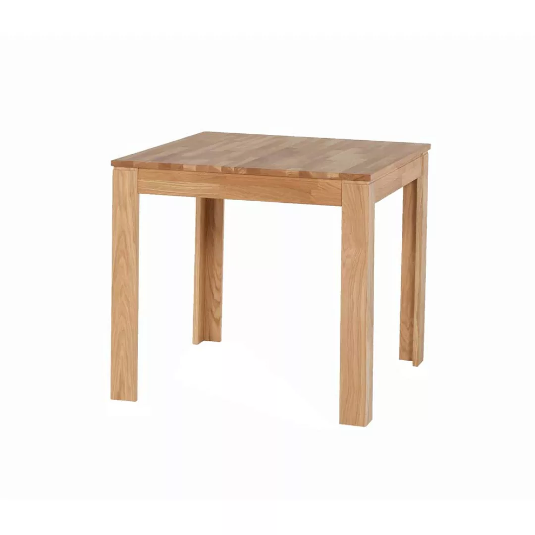 Massivholztisch aus Eiche geölt quadratisch günstig online kaufen