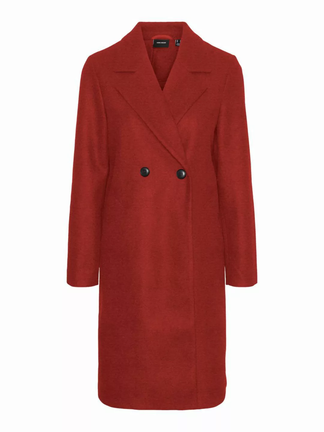 VERO MODA Lang Mantel Damen Rot günstig online kaufen