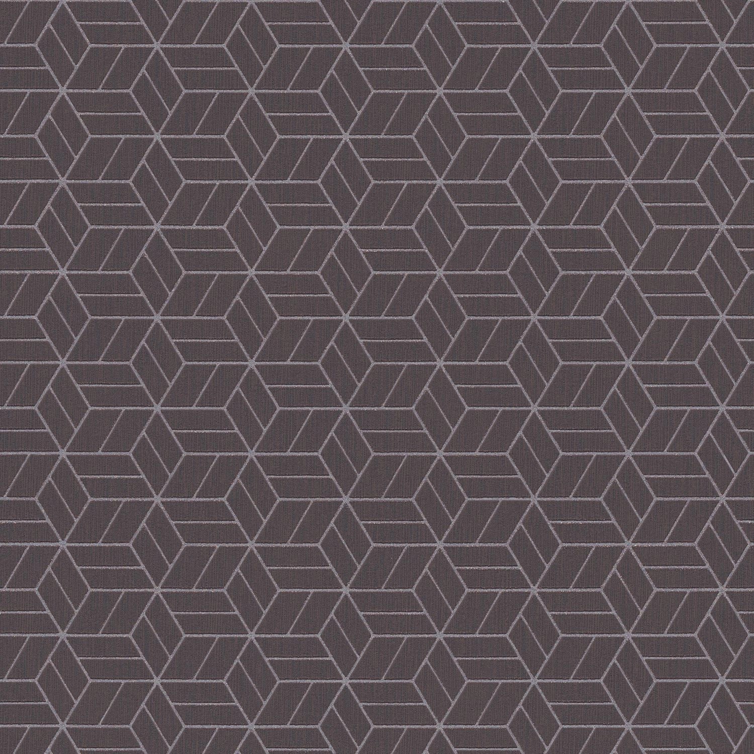 PROFHOME 369201-GU Grafik Tapete Geometrisch glänzend Schwarz Silber 0,53 m günstig online kaufen