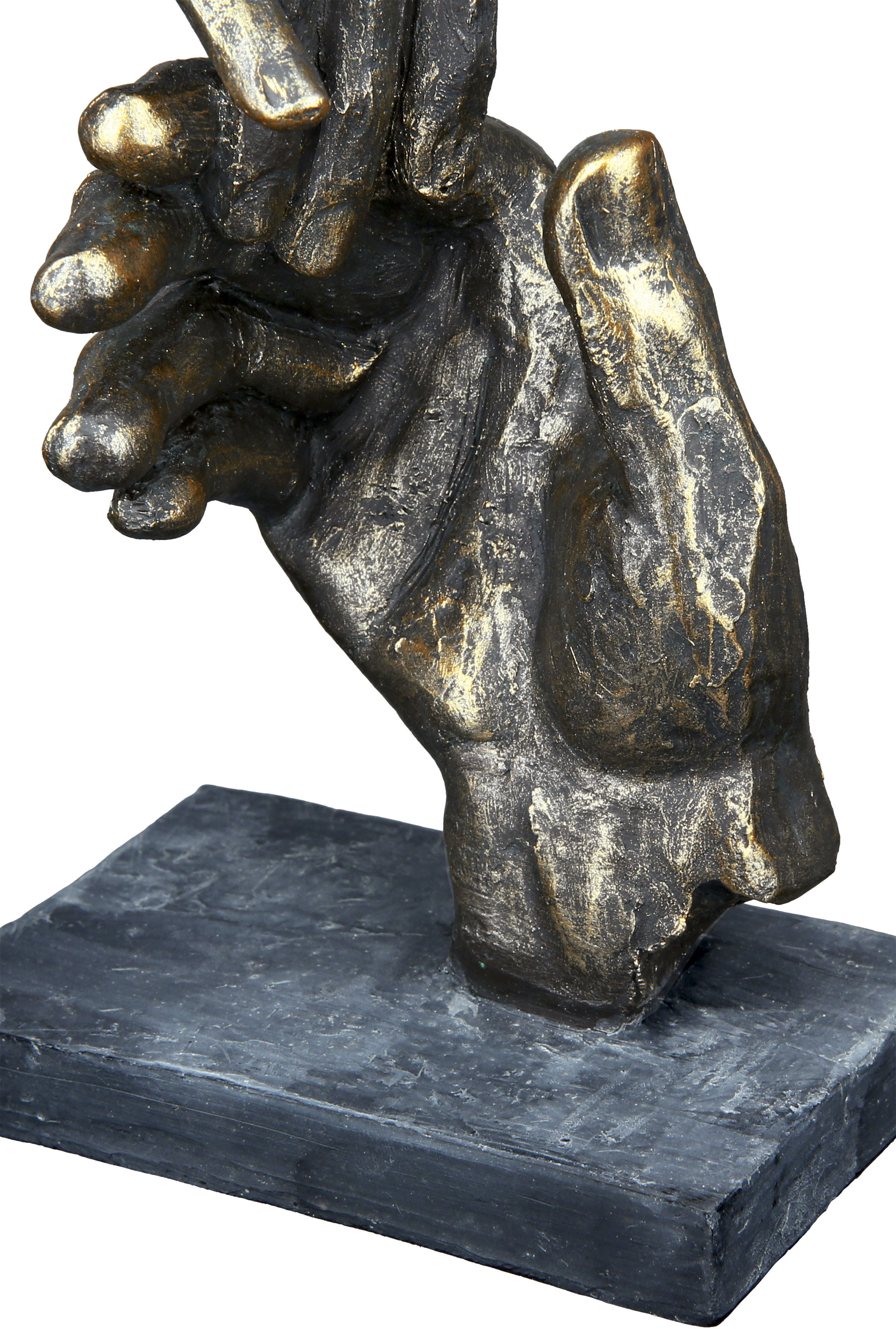 Casablanca by Gilde Dekofigur »Skulptur Two hands, bronzefarben«, braun günstig online kaufen