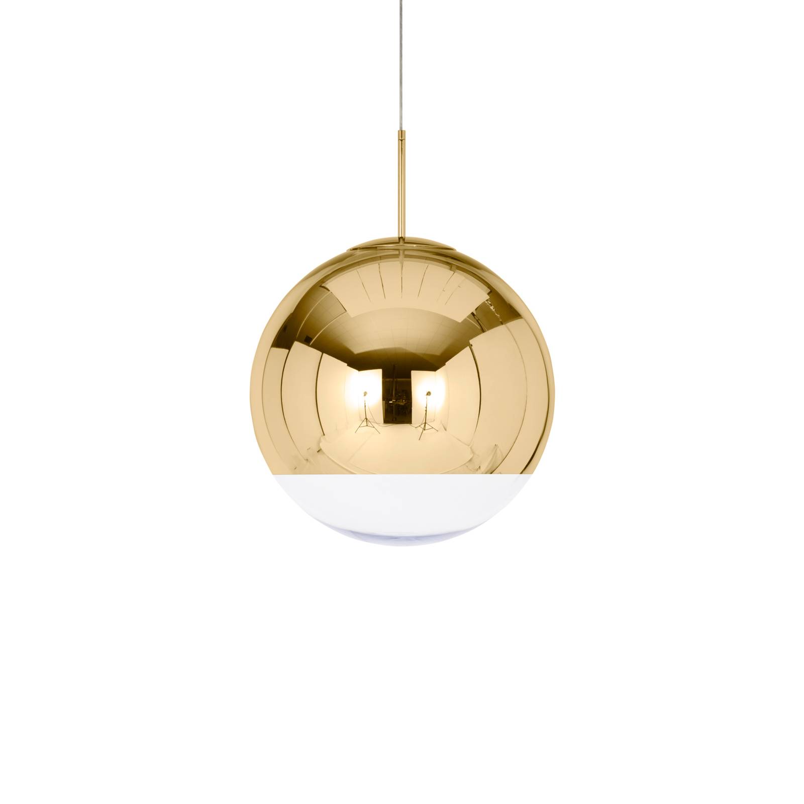 Tom Dixon Mirror Ball LED-Hängelampe Ø 50 cm gold günstig online kaufen