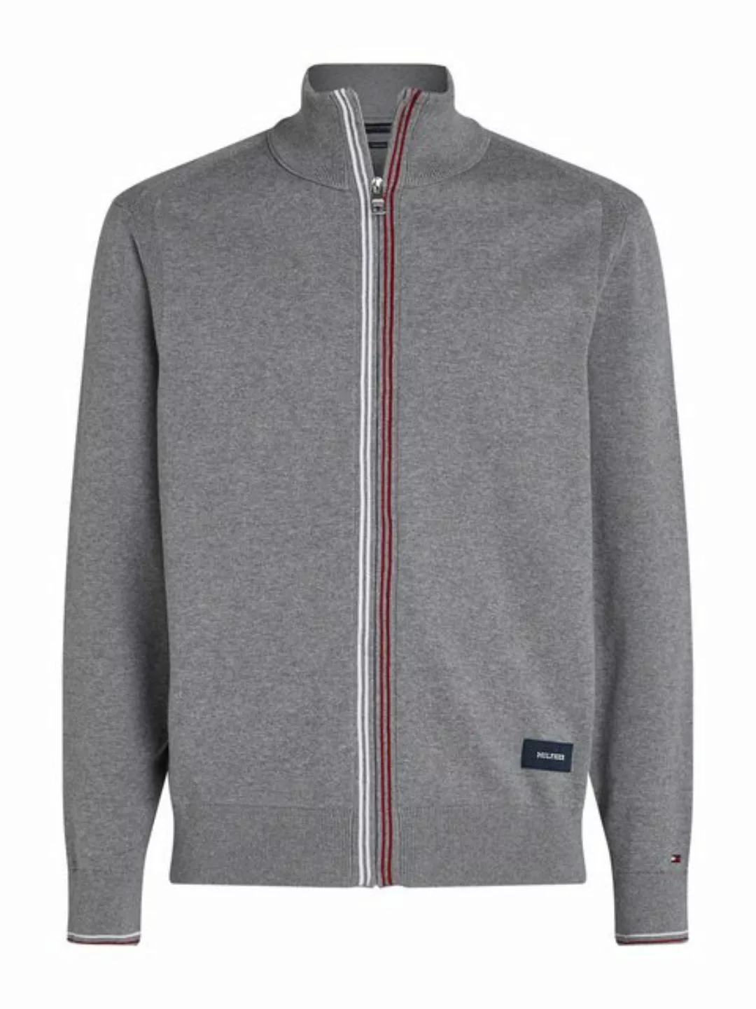 Tommy Hilfiger Cardigan RWB TIPPED COTTON ZIP THROUGH Mit Streiefen in Tomm günstig online kaufen