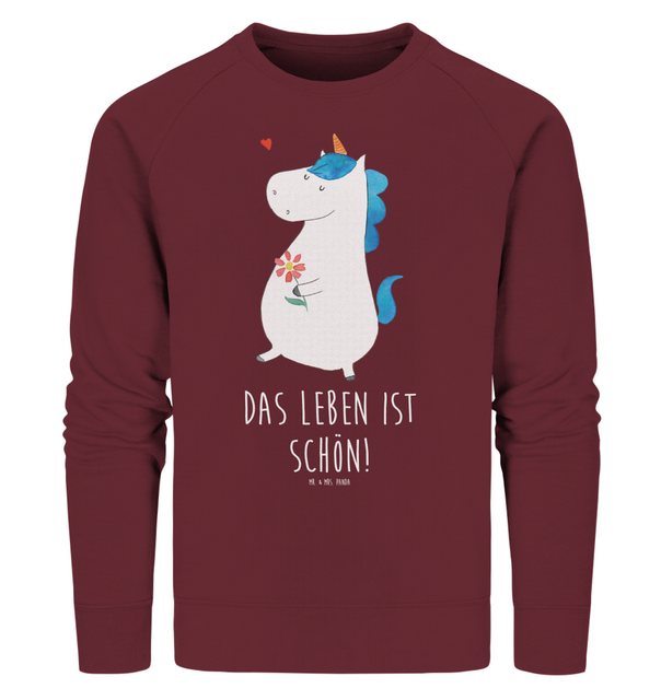 Mr. & Mrs. Panda Longpullover Größe L Einhorn Spaziergang - Burgundy - Gesc günstig online kaufen