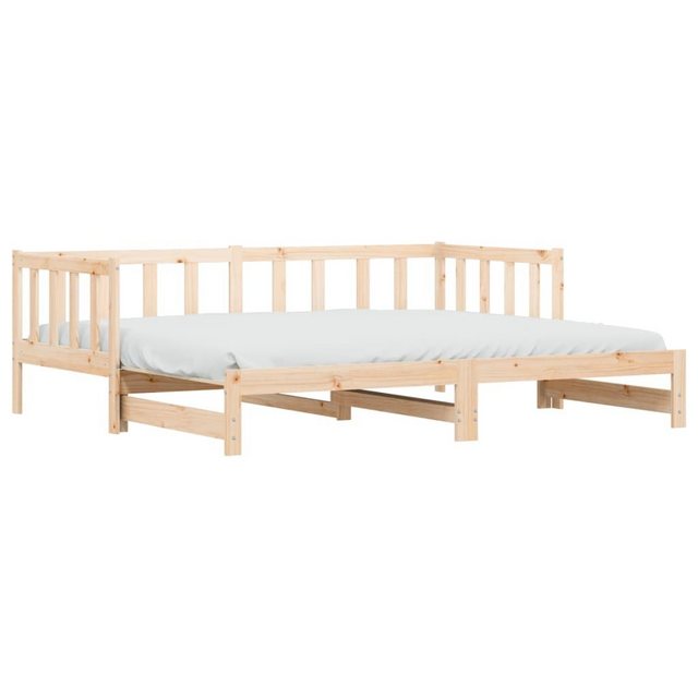 furnicato Bett Tagesbett Ausziehbar 90x190 cm Massivholz Kiefer günstig online kaufen