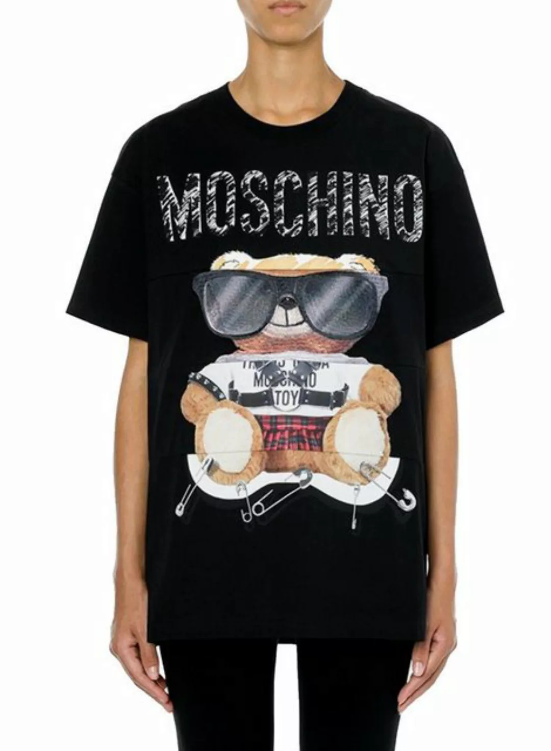 Moschino T-Shirt Couture Teddy Bear Oversize T-shirt Loose Fit Teddybär Bär günstig online kaufen