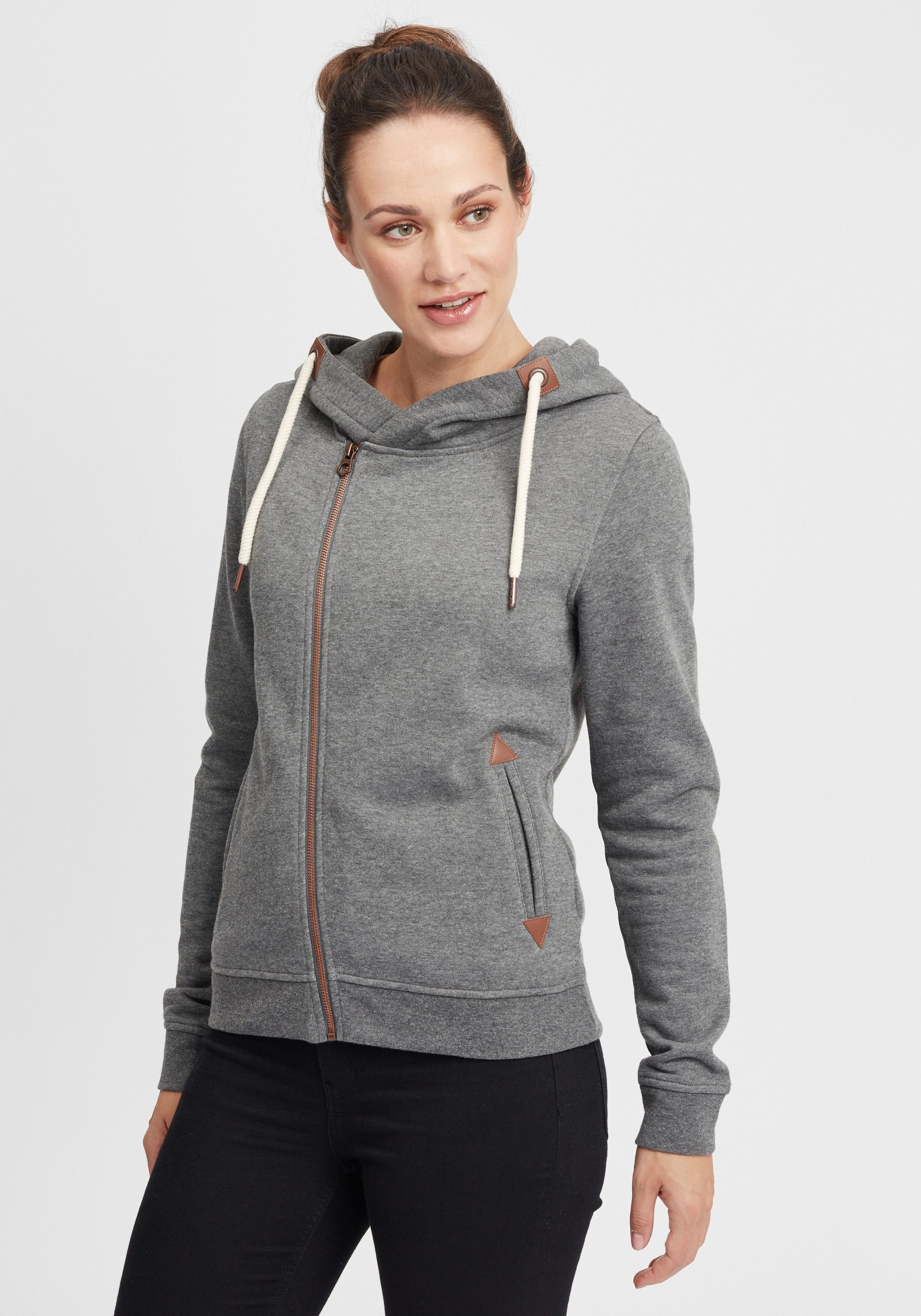 OXMO Kapuzensweatjacke OXVicky Sweat Zip-Hoodie Sweatshirtjacke günstig online kaufen