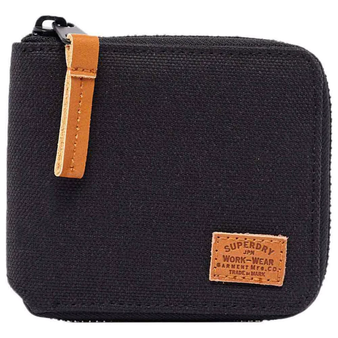 Superdry Classic Fabric Zip Brieftasche One Size Vintage Black günstig online kaufen