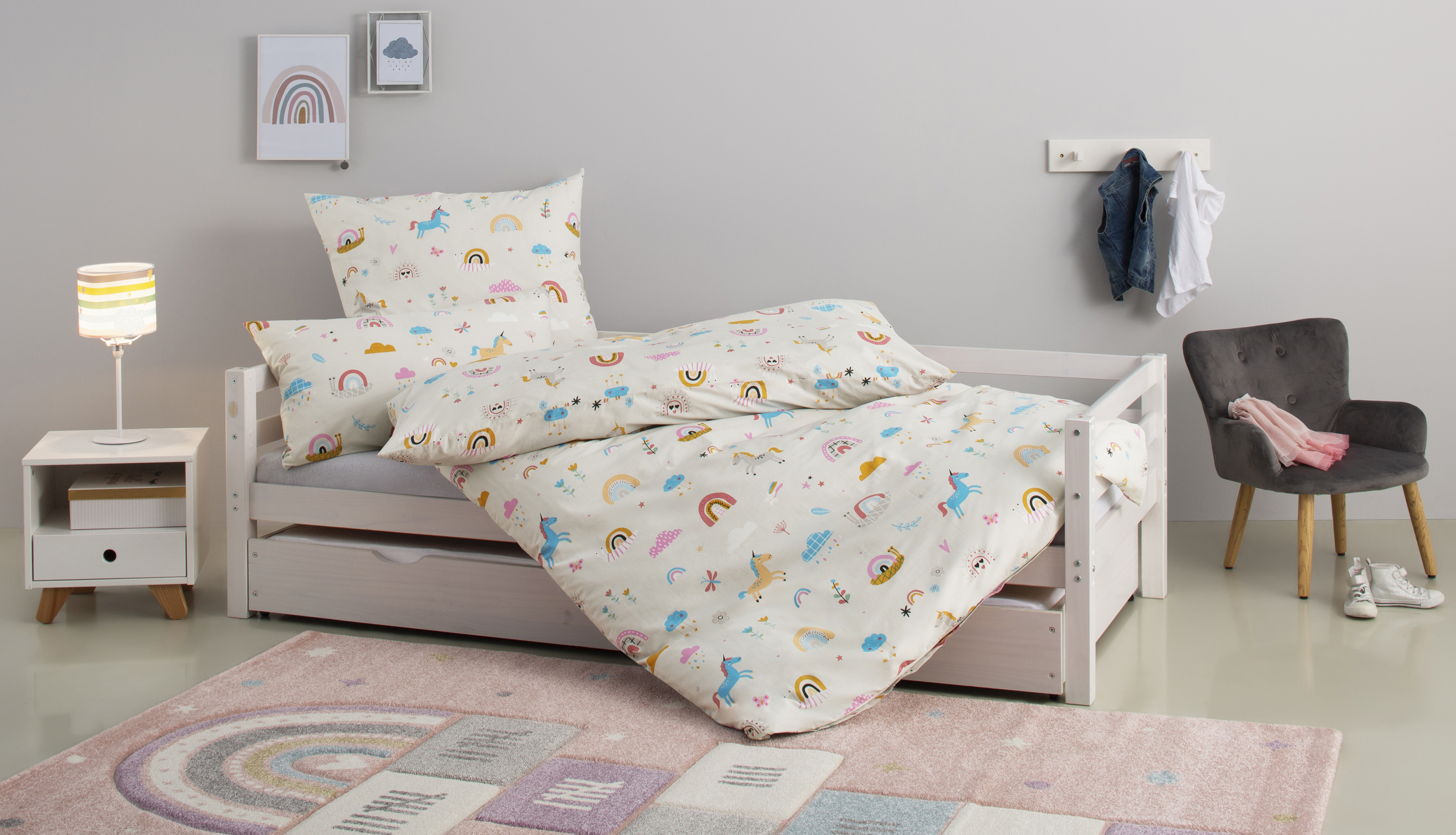 Lüttenhütt Kinderbettwäsche »CUDDLEE«, (2 tlg.), in vielen Designs verfügba günstig online kaufen