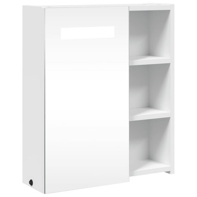 vidaXL Spiegelschrank Spiegelschrank mit LED-Beleuchtung Weiß 45x13x52 cm günstig online kaufen