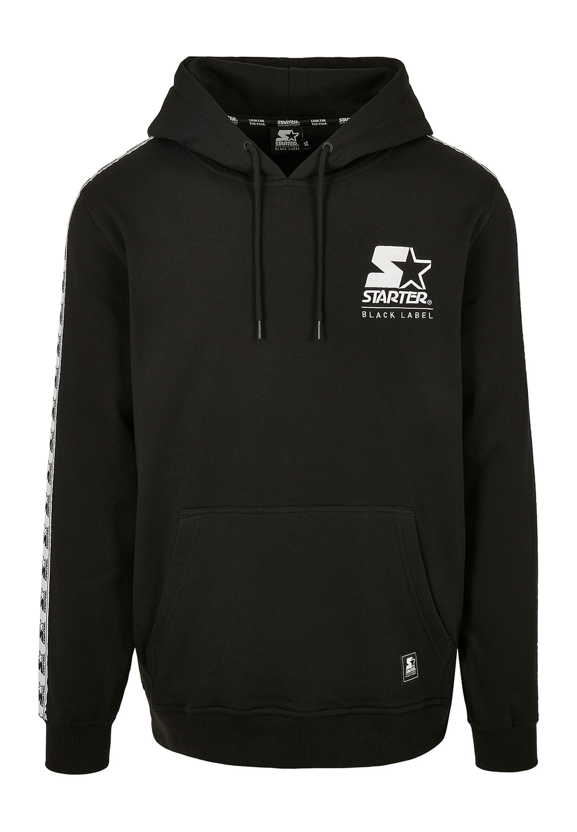 Starter Kapuzenpullover LOGO TAPED HOODY ST021 Black günstig online kaufen