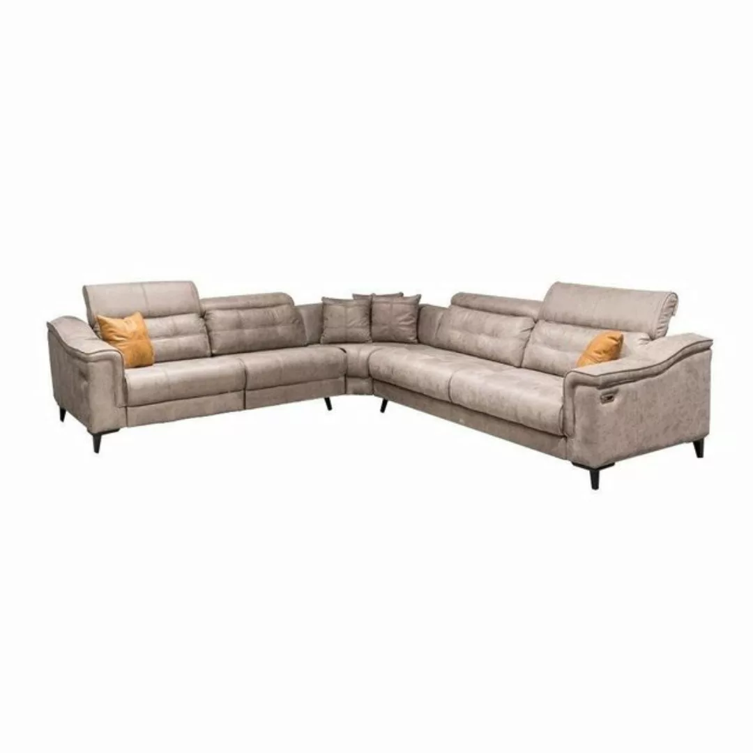 Xlmoebel Ecksofa Stabiles Graues Ecksofa für das Wohnzimmer in L-Form aus L günstig online kaufen