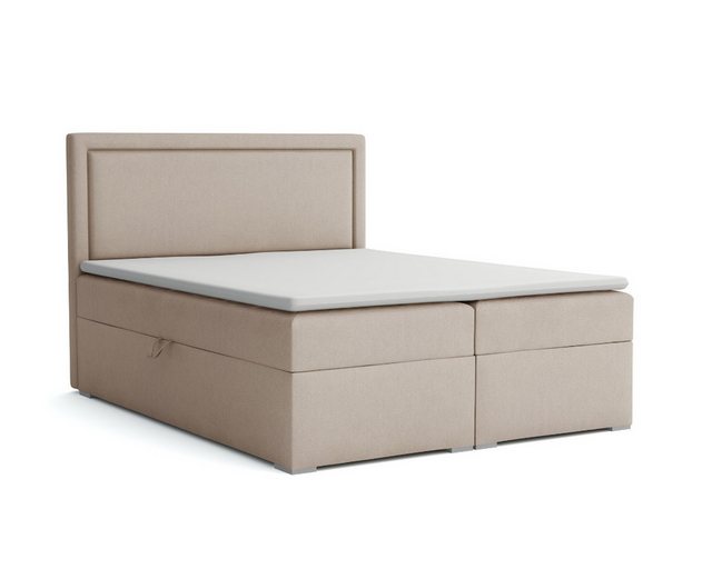 Deine Möbel 24 Boxspringbett Polsterbett Komplettbett DREAM inkl. Matratzen günstig online kaufen