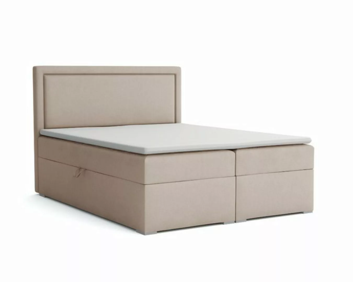 Deine Möbel 24 Boxspringbett Polsterbett Komplettbett DREAM inkl. Matratzen günstig online kaufen