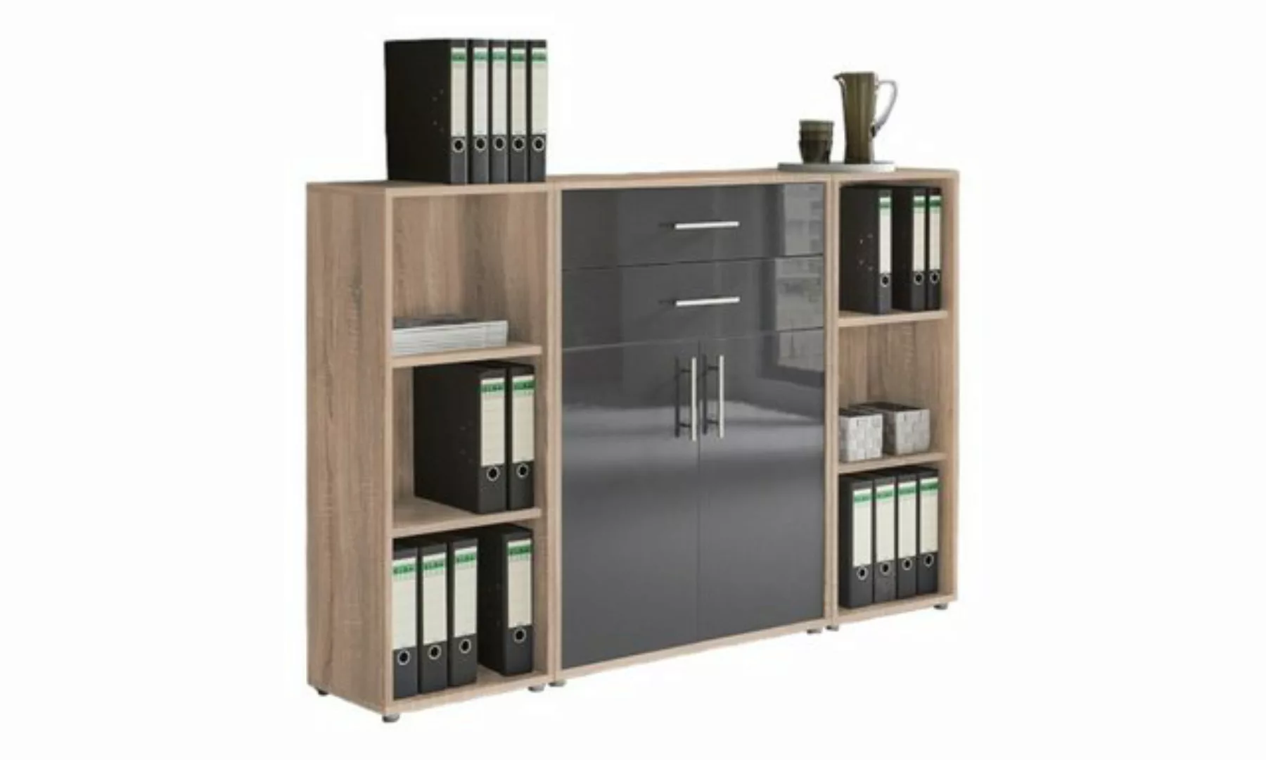 BMG Möbel Aktenschrank Tabor (Set 13, Büroschrank mit Metallgriffen) Made i günstig online kaufen