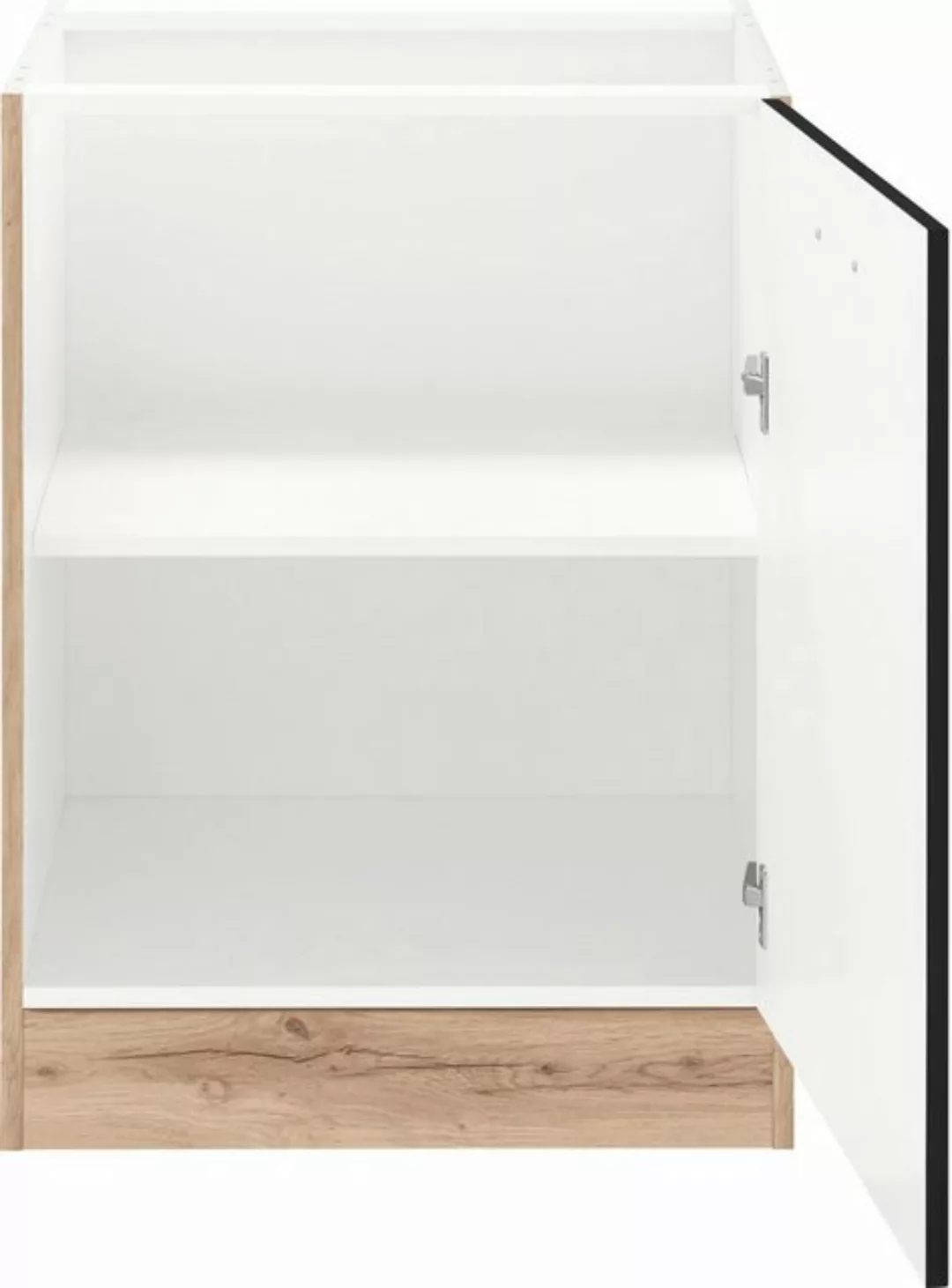 KOCHSTATION Unterschrank KS-Tinnum 60 cm breit, MDF-Fronten, Metallgriff günstig online kaufen