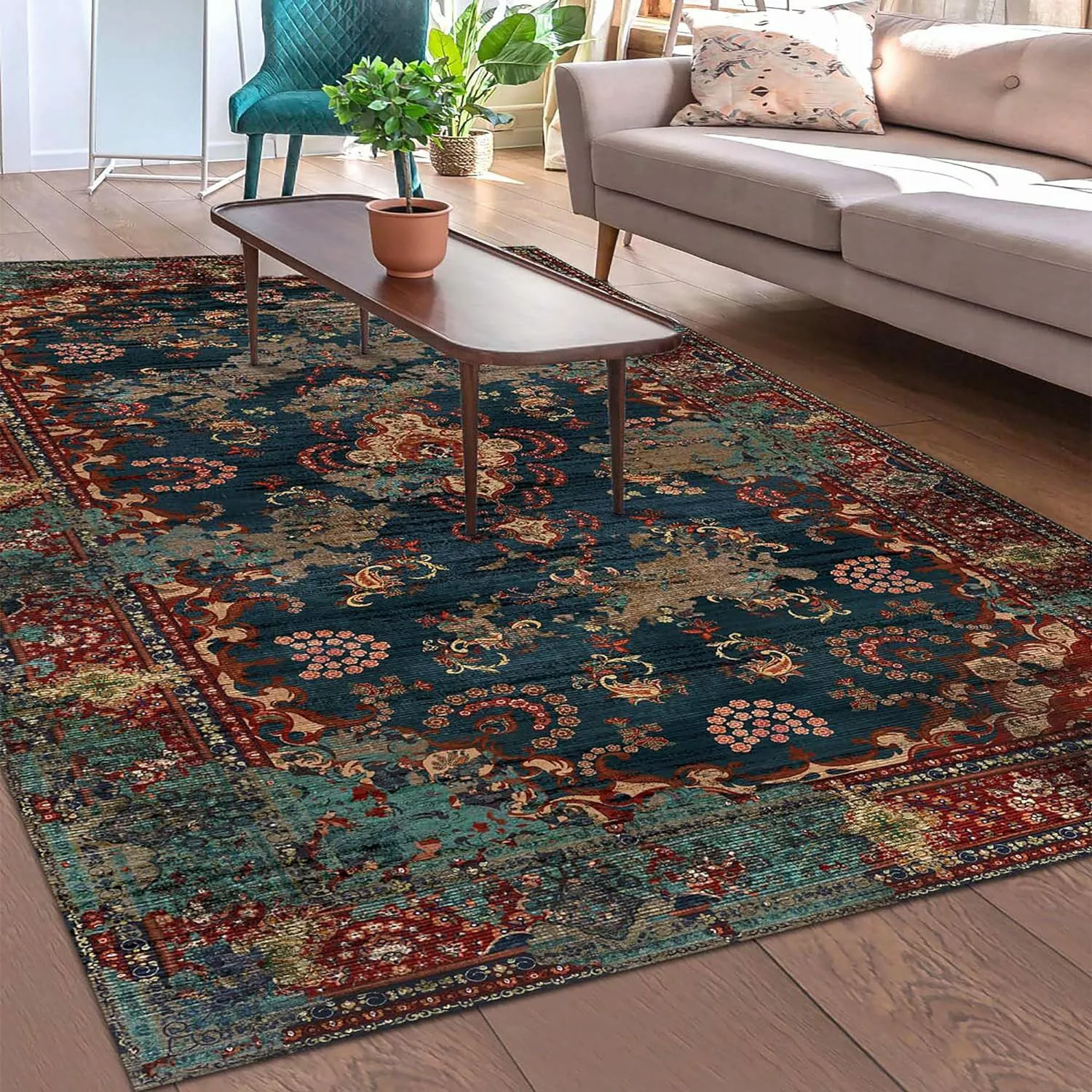 Bamyum Teppich Kinvevart Teppich mit ChenilleDruck, günstig online kaufen