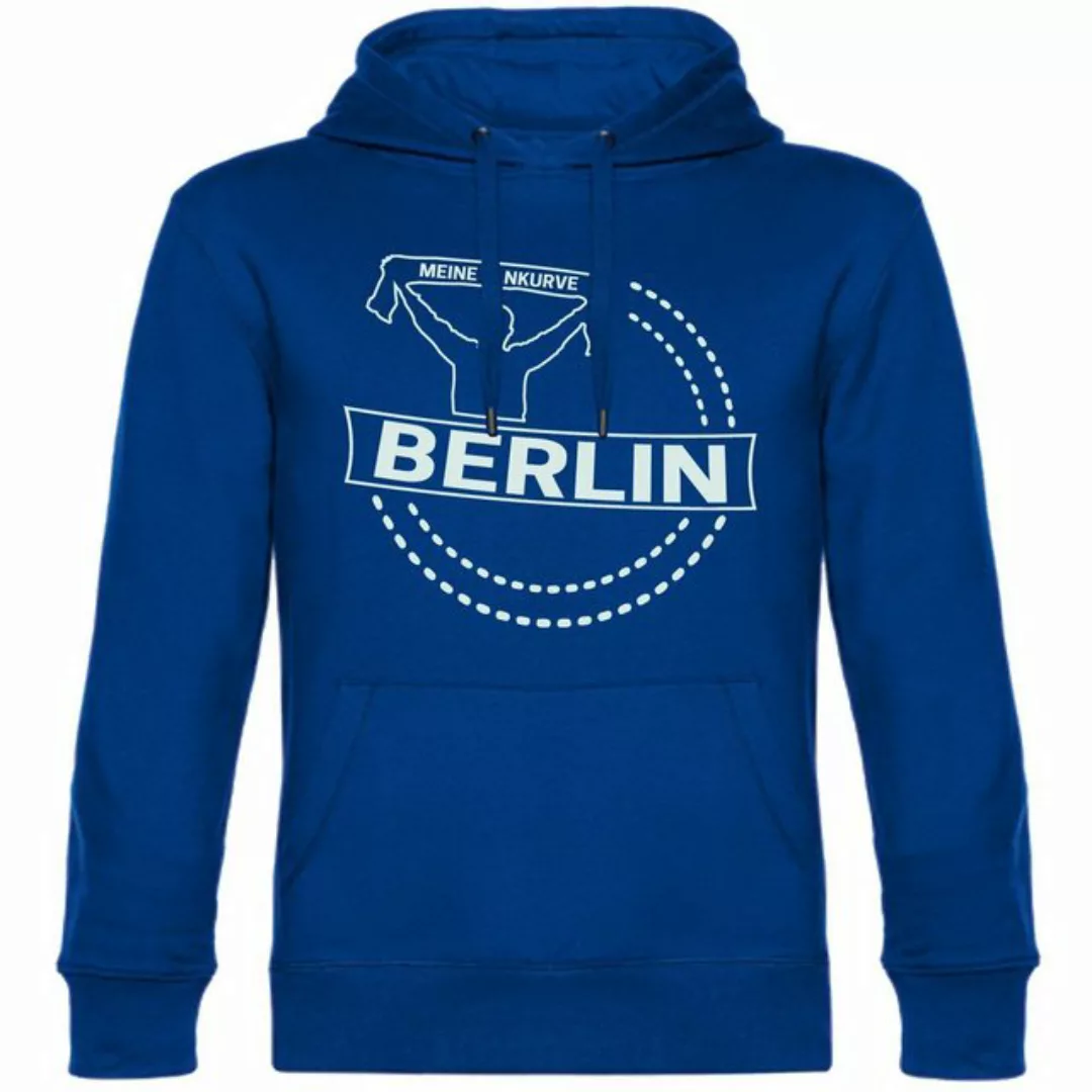 multifanshop Kapuzensweatshirt Berlin blau - Meine Fankurve - Pullover günstig online kaufen